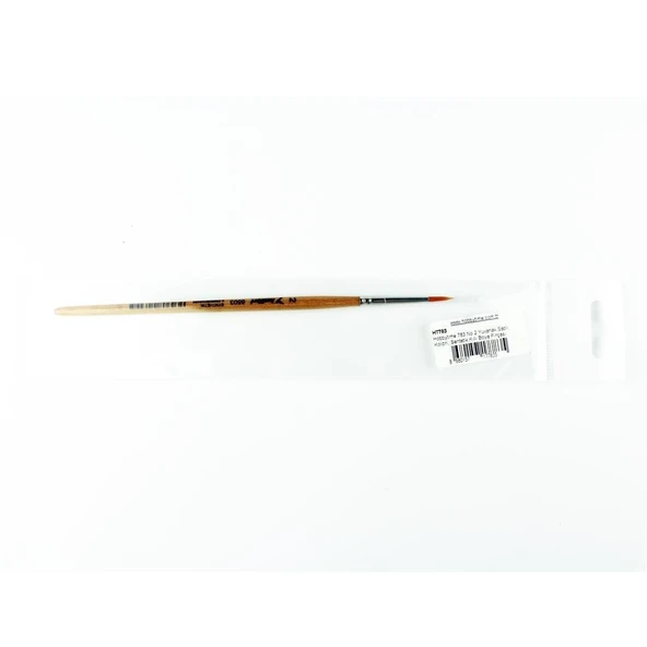 Hobbytime 783 No.2 Yuvarlak Saplı, Kolibri, Sentetik Kıllı Boya Fırçası - Resim 3