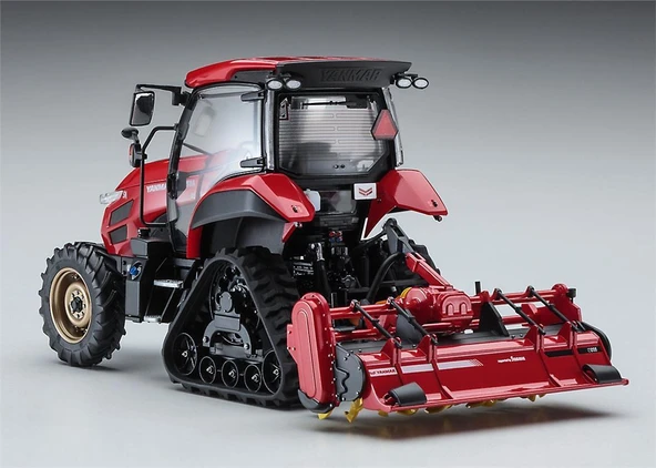 Hasegawa 66107 1/35 Ölçek, Yanmar Tractor YT5113A (Delta Crawler/Rotary), Plastik Model Kiti - Resim 3
