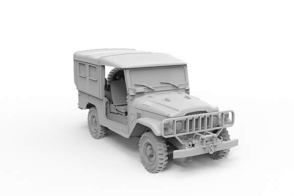 AK 35004 1/35 Ölçek, FJ43 Tenteli SUV (IDF ve LAF Silahlı), Askeri Araç Plastik Model Kiti - Resim 2