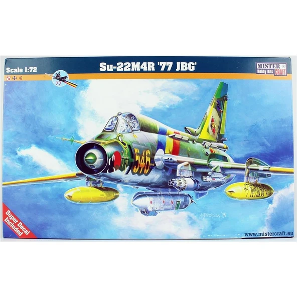 Mistercraft E012 1/72 Su-22 M4R (77 JBG) Savaş Uçağı Plastik Model Kiti ürün görseli 1