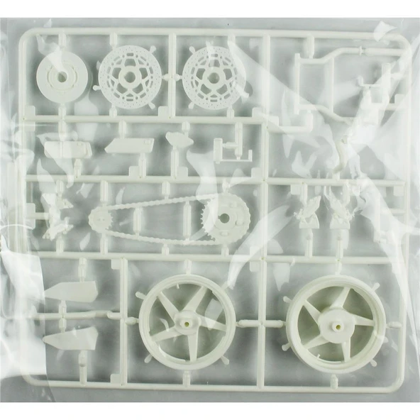 Fujimi Bike-No14 14166 1/12 Ölçek, CB1300P Polis Motorsikleti Plastik Model Kiti - Resim 4