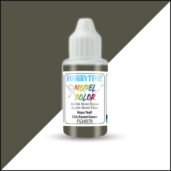 Hobbytime 399 18 ml. FS34079, Koyu Yeşil (SEA-Forest Green), Akrilik Model Boyası ürün görseli