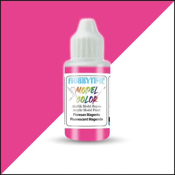 Hobbytime 493 18 ml. Floresan Magenta (Fluo.Magenda), Akrilik Model Boyası ürün görseli 1