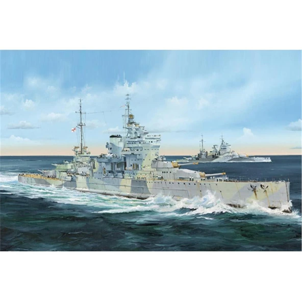 Trumpeter 05324 1/350 Ölçek, HMS Queen Elizabeth 1943, Savaş Gemisi, Plastik Model Kiti ürün görseli