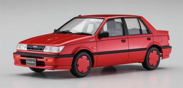 Hasegawa 20664 1/24 Ölçek, Isuzu Gemini (JT150) Irmscher Turbo (Red Color), (Limited Edition) Otomobil Plastik Model Kiti - Resim 2