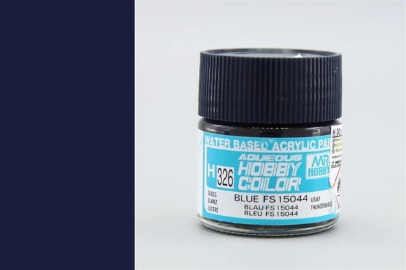 Mr.Hobby H-326 10 ml. Gloss Blue FS15044, Aqueous Serisi Model Boyası ürün görseli 1