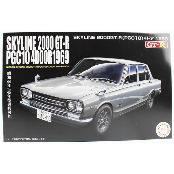 Fujimi ID-3 04715 1/24 Ölçek, Nissan PGC-10 GT-R 1969 , Otomobil Plastik Model Kiti ürün görseli
