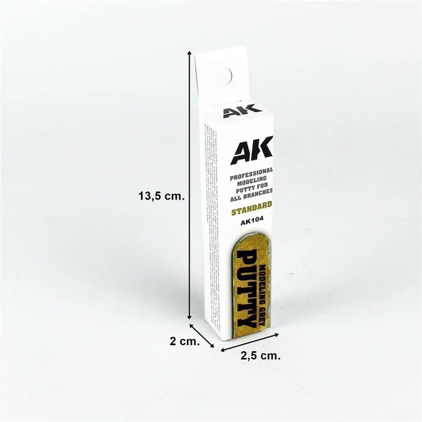 AK 104 20 ml. Dolgu Macunu, Gri - Resim 2