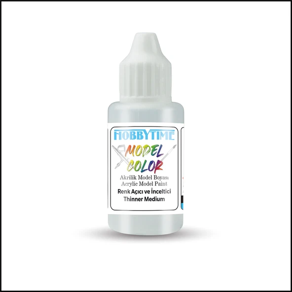 Hobbytime 530 18 ml. Renk Açıcı ve İnceltici (Thinner Medium), Akrilik Model Boyası ürün görseli