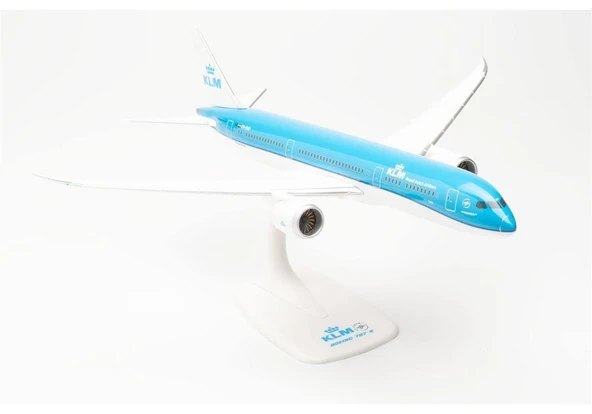 Herpa 613583 1/200 Ölçek, KLM Boeing 787-9 Dreamliner PH-BHP, Sergilemeye Hazır Model Yolcu Uçağı - Resim 3