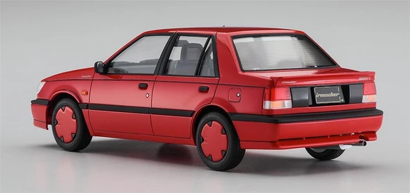 Hasegawa 20664 1/24 Ölçek, Isuzu Gemini (JT150) Irmscher Turbo (Red Color), (Limited Edition) Otomobil Plastik Model Kiti - Resim 3