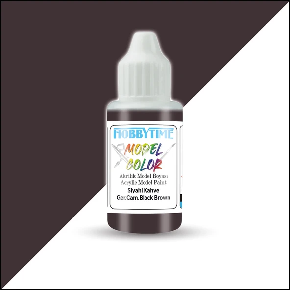 Hobbytime 370 18 ml. Siyahi Kahve (Ger.Cam.Black Brown), Akrilik Maket Boyası ürün görseli