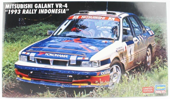 Hasegawa 20697 1/24 Ölçek, Mitsubishi Galant VR-4 (1993 Rally Indonesia),(Limited Edition) Yarış Aracı Plastik Model Kiti ürün görseli