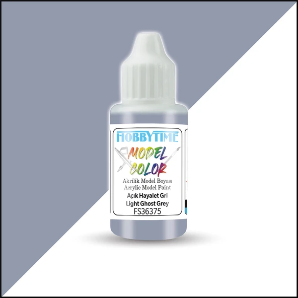 Hobbytime 412 18 ml. FS36375, Açık Hayalet Gri (Light Ghost Grey), Akrilik Model Boyası ürün görseli