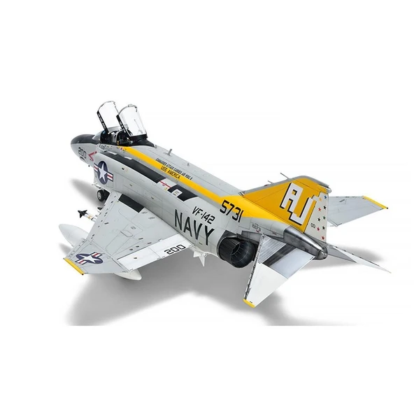 SWS 48-09 1/48 Ölçek, F-4J Phantom II (Navy) Savaş Uçağı, Plastik Model kiti - Resim 3
