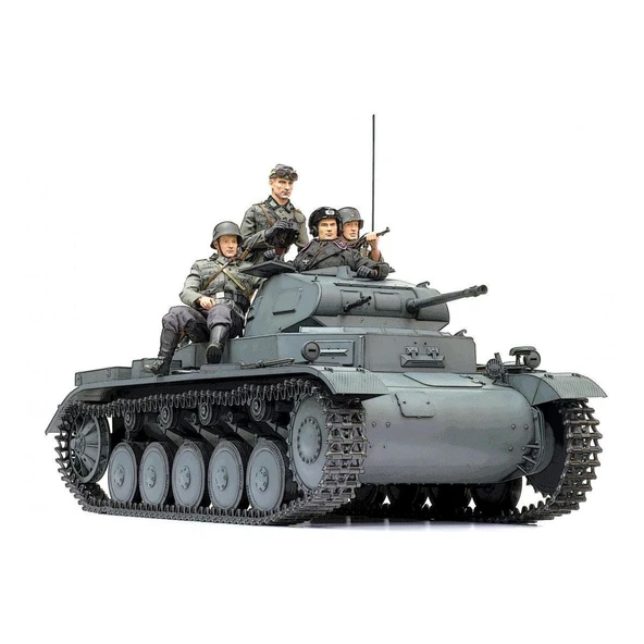Dragon 75025 1/6 Ölçek, Pz.Kpfw.II Ausf.B Hafif Tankı Plastik Model Kiti - Resim 2