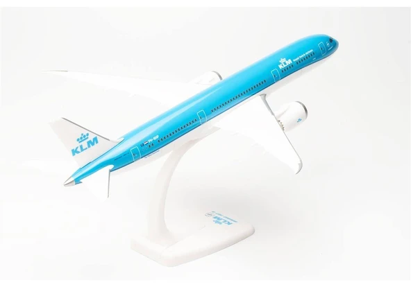 Herpa 613583 1/200 Ölçek, KLM Boeing 787-9 Dreamliner PH-BHP, Sergilemeye Hazır Model Yolcu Uçağı - Resim 2