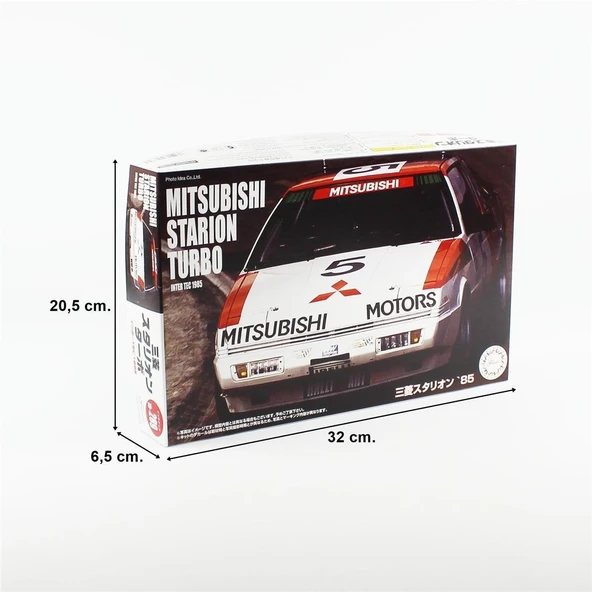 Fujimi ID-289 04689 1/24 Ölçek, Mitsubishi Starion 1985, Yarış Aracı Plastik Model Kiti - Resim 5