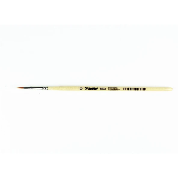 Hobbytime 781 No.0 Yuvarlak Saplı, Kolibri, Sentetik Kıllı Boya Fırçası - Resim 2