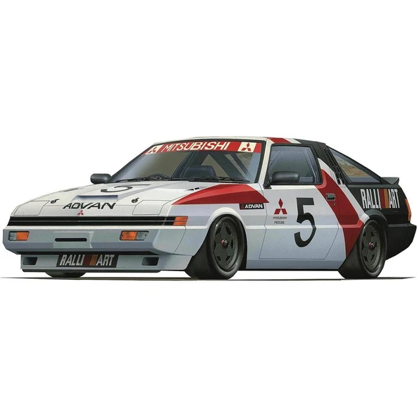 Fujimi ID-289 04689 1/24 Ölçek, Mitsubishi Starion 1985, Yarış Aracı Plastik Model Kiti - Resim 2