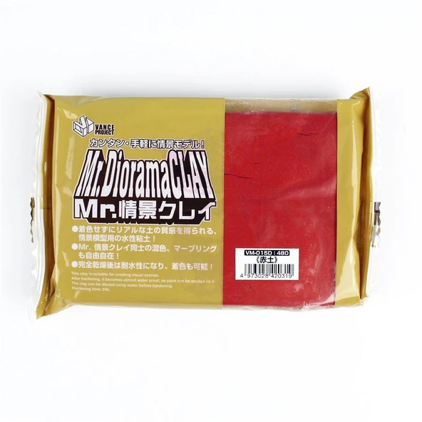 Mr.Hobby VM-015D 300 gr. Mr.Clay Kırmızı Toprak Yüzey Dokusu ürün görseli
