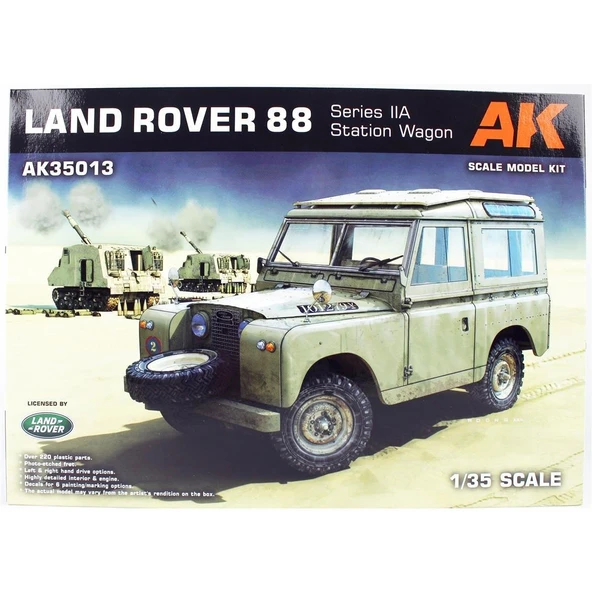 AK 35013 1/35 Ölçek, Land Rover 88 Series IIA (Steyşın Vagon), Askeri Araç Plastik Model Kiti ürün görseli