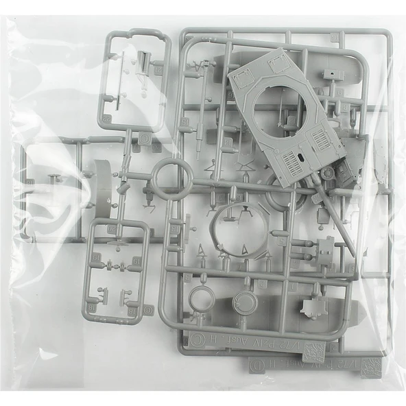 Dragon 7497 1/72 Ölçek, Pz.Kpfw. IV Ausf. H (Extra Zırhlı) Tankı  Plastik Model Kiti - Resim 2