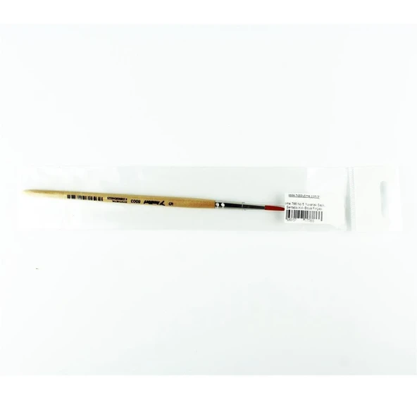 Hobbytime 786 No.5 Yuvarlak Saplı, Kolibri, Sentetik Kıllı Boya Fırçası - Resim 3