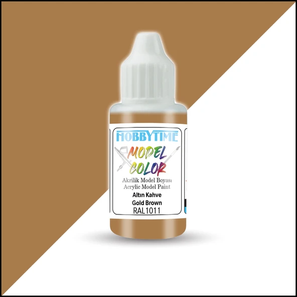 Hobbytime 359 18 ml. RAL1011 Altın kahve (Gold Brown), Akrilik Model Boyası ürün görseli