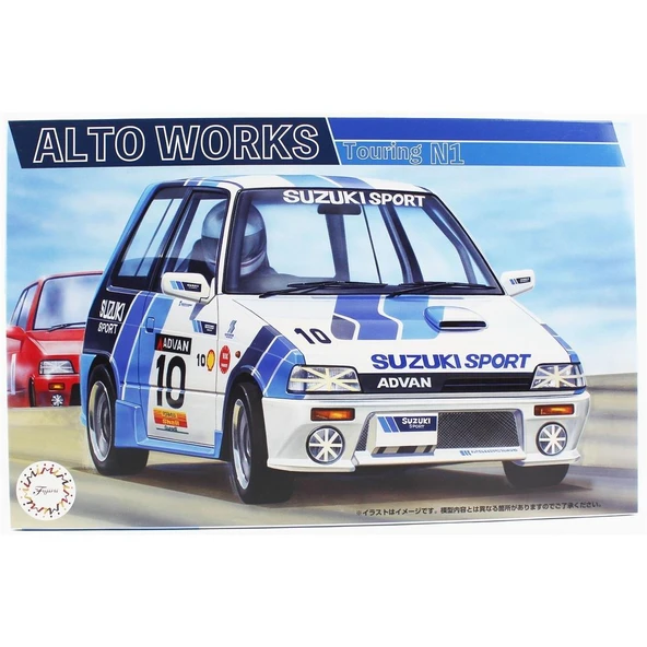 Fujimi ID-310 04765 1/24 Ölçek, Suzuki Alto Works Touring N1, Yarış Aracı Plastik Model Kiti ürün görseli