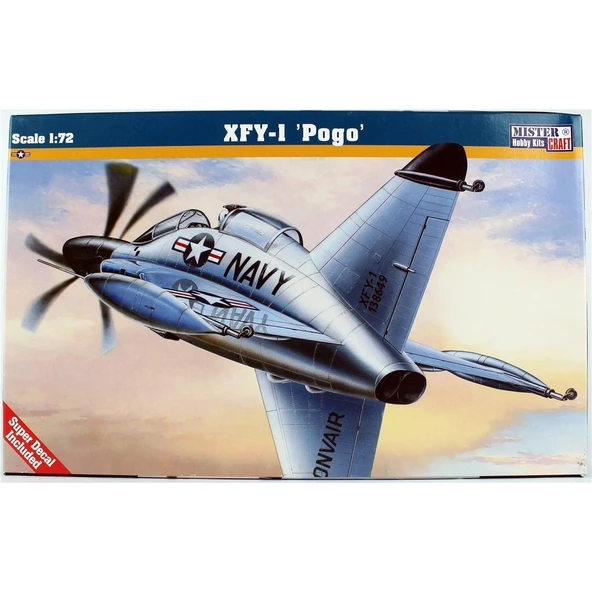 Mistercraft E065 1/72 XFY-1 (Pogo) Savaş Uçağı Plastik Model Kiti ürün görseli 1