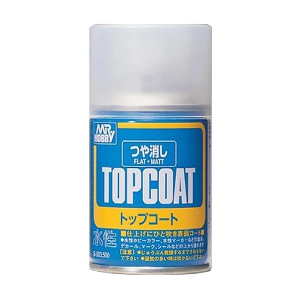 Mr.Hobby B-503 86 ml. Mr.Top Coat Mat Vernik, Sprey Model Boyası ürün görseli 1