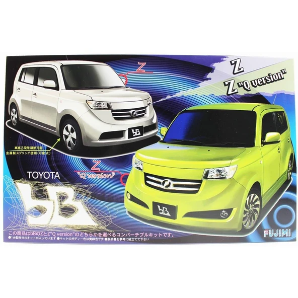 Fujimi ID-31 03676 1/24 Ölçek, Toyota bB Z (Q version and X version) both type, Otomobil Plastik Model Kiti ürün görseli 1