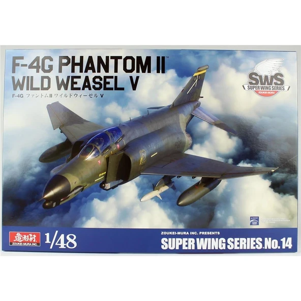 SWS 48-14 1/48 Ölçek, F-4G Phantom II (Wild Weasel V) Savaş Uçağı, Plastik Model kiti ürün görseli