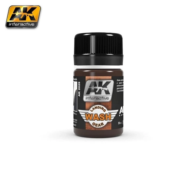AK 2029 35 ml. İniş Takımları Eskitme Efekti, Wash Serisi Enamel Model Boyası ürün görseli