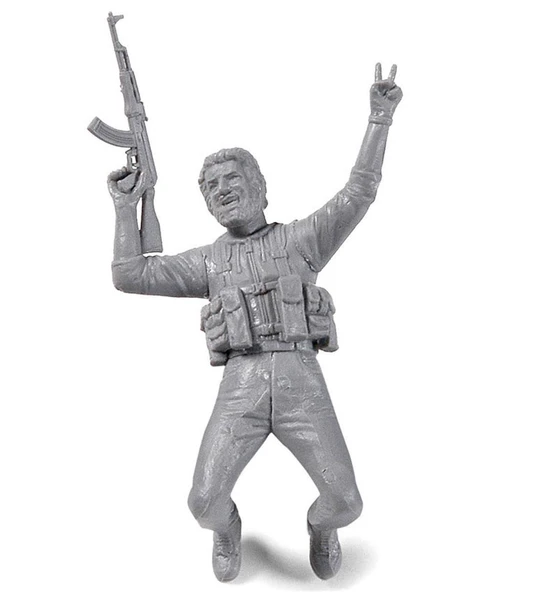 AK 35017 1/35 Ölçek, 4 Adet Teknik Mürettebat, Plastik Figür Kiti - Resim 3