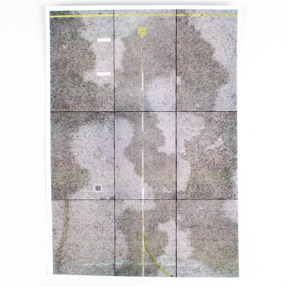 Nazca Decals PP6 1/144 Ölçek,Parking Plate-Desıgn 6- A4 Ebat, Kartona Renkli Baskı ürün görseli