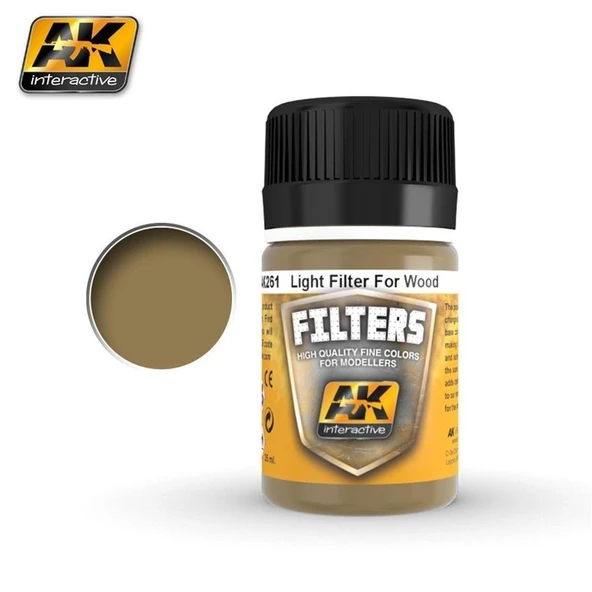 AK 261 35 ml. Ahşap İçin Açık, Filters Serisi Enamel Model Boyası ürün görseli 1
