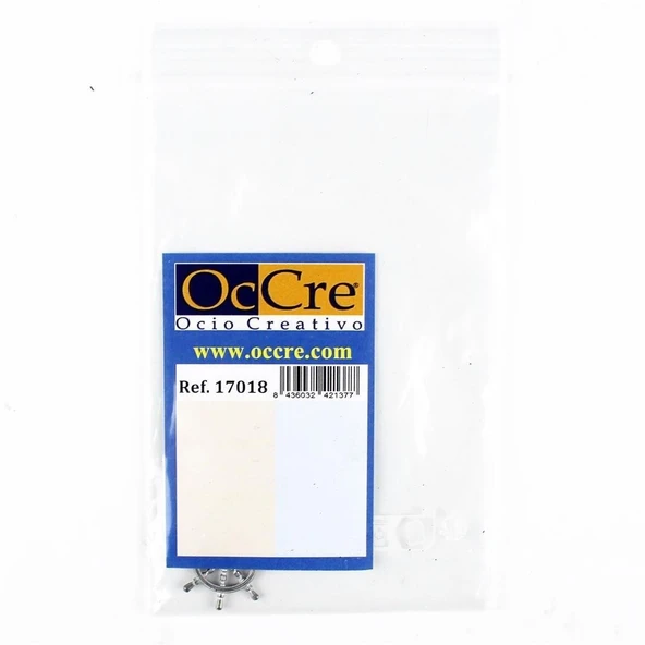 Occre 17018 Dümen Simidi, 24 mm. Zamak, 2 Adet - Resim 2