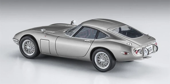 Hasegawa 20617 1/24 Ölçek, Toyota 2000GT (Wire Wheel), (Limited Edition) Otomobil Plastik Model Kiti - Resim 3