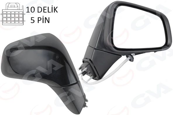 GVA 1090112 DIŞ DİKİZ AYNASI SAĞ OPEL MOKKA 12> MANUEL KATLANIR 42464296 ürün görseli 1