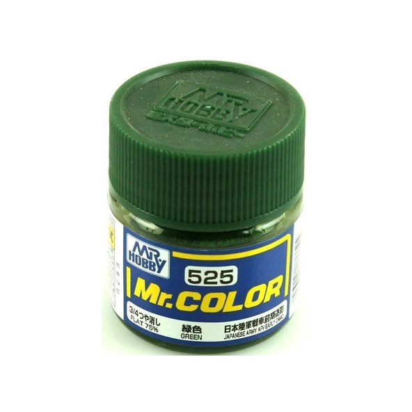 Mr.Hobby C-525 10 ml. Green, Mr.Color Serisi Model Boyası ürün görseli 1