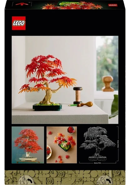 Lego Botanicals Japon Kırmızı Akçaağaç Bonsai Ağacı 10348 Lisanslı Ürün - Resim 2