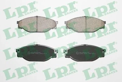 LPR 05P927 ÖN FREN BALATA TOYOTA HILUX 2.4L 2L-T LN85 LN145 4x2 90-04 / HIACE 2.4L 2L LH112 LH114 89-> 0446535020-0446535320-0449135200 ürün görseli 1