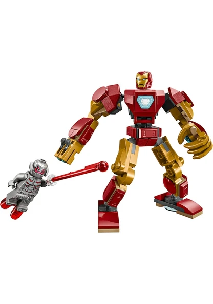 Lego Marvel Iron Man Robot'u Ultron!a Karşı 76307 Lisanslı Ürün - Resim 4