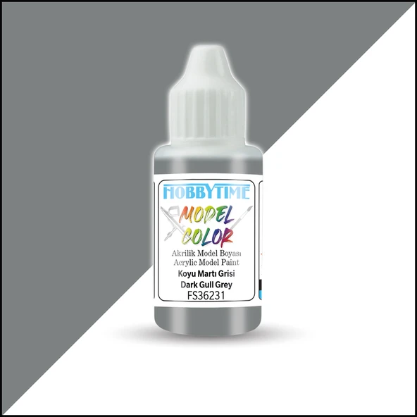Hobbytime 437 18 ml. FS36231 Koyu Martı Grisi (Dark Gull Grey), Akrilik Model Boyası ürün görseli 1