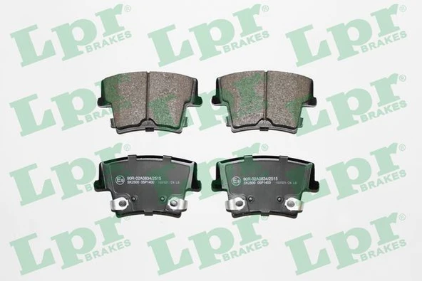 LPR 05P1400 ARKA BALATACHRYSLER 300 C 2004 >2012 LANCIA THEMA 3.6 3.0D 2011 > 05142561AA-5142561AA-WVA24163 ürün görseli 1
