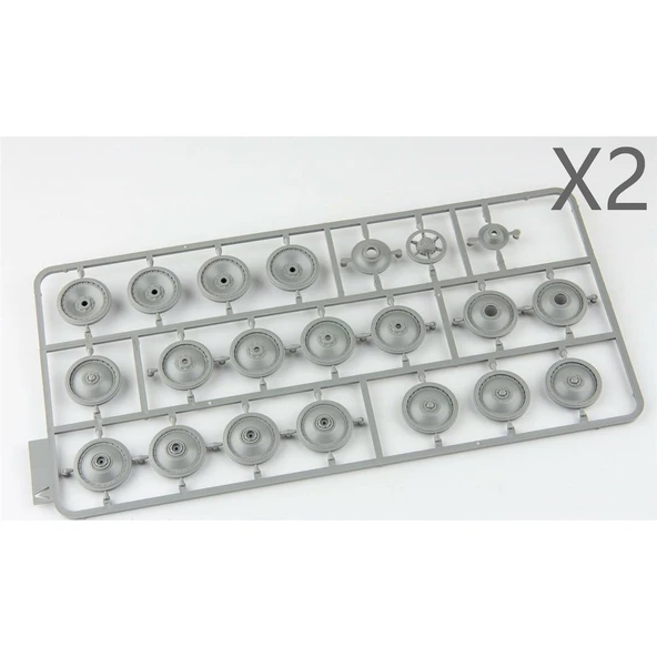 Takom 2176 1/35 Ölçek, Pzkpfwg.V Panther A Orta Sınıf, Geç Dönem Tankı( 2 in 1 [Sd.Kfz.171/268]), Plastik Model Kiti - Resim 3