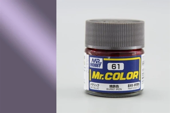 Mr.Hobby C-061 10 ml. Burnt Iron, Mr.Color Serisi Model Boyası ürün görseli 1
