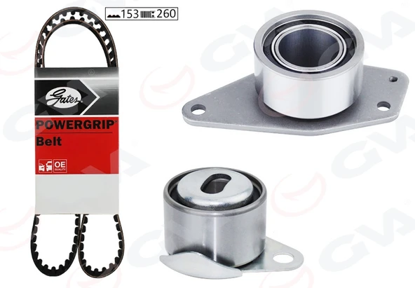 GVA 59T1105 EKSANTRİK GERGİ KİTİ 153x260 MEGANE 91-01 -LAGUNA 97-01 -EXP 01 -SCENIC 99-03 1.9 K015486XS 7701471865-7701474446-7701477046 ürün görseli 1